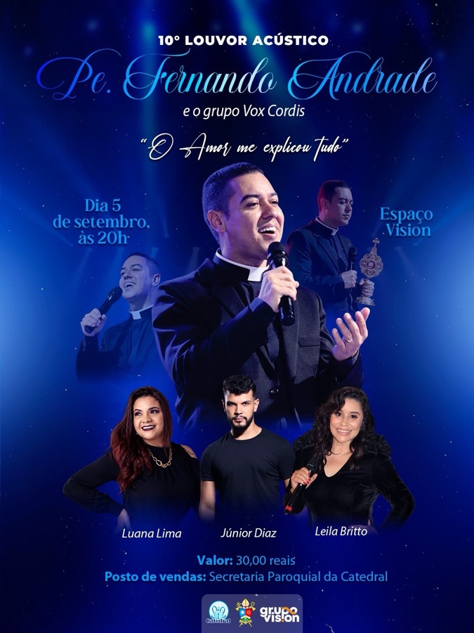 Cartaz de 10º Louvor Acústico — O Amor me explicou tudo